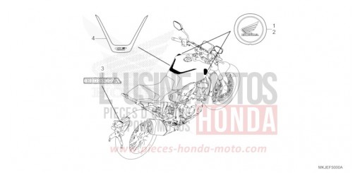 MARQUE/EMBLEME CB1000RAM de 2021